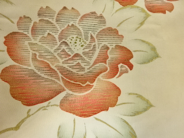 アンティーク　花模様名古屋帯